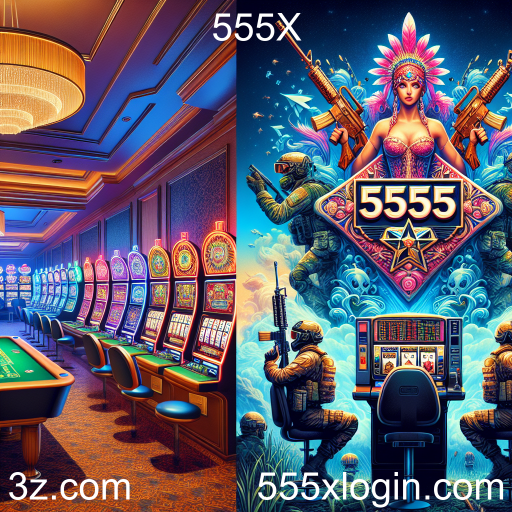 A Adrenalina dos Jogos de Tiro no 555X